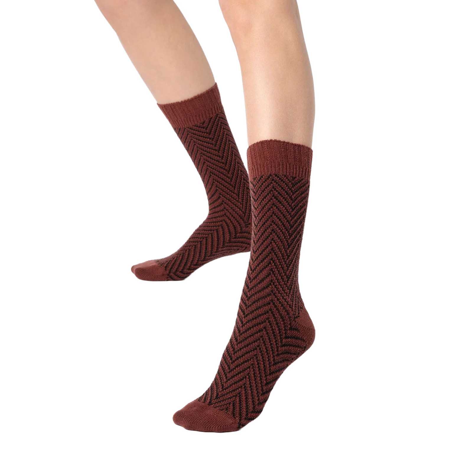 Oroblu Bicolour Tweed Socks